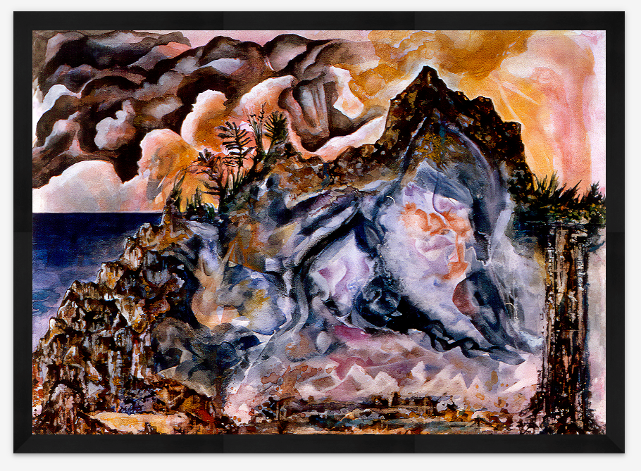 Crystal Cave, 1990 - Framed giclée print