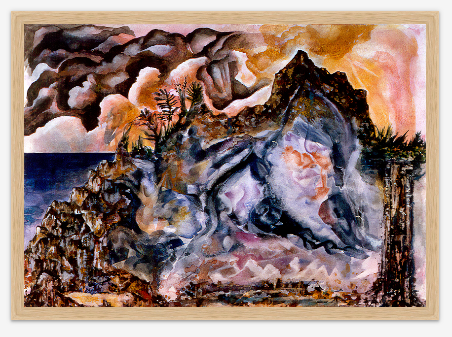 Crystal Cave, 1990 - Framed giclée print