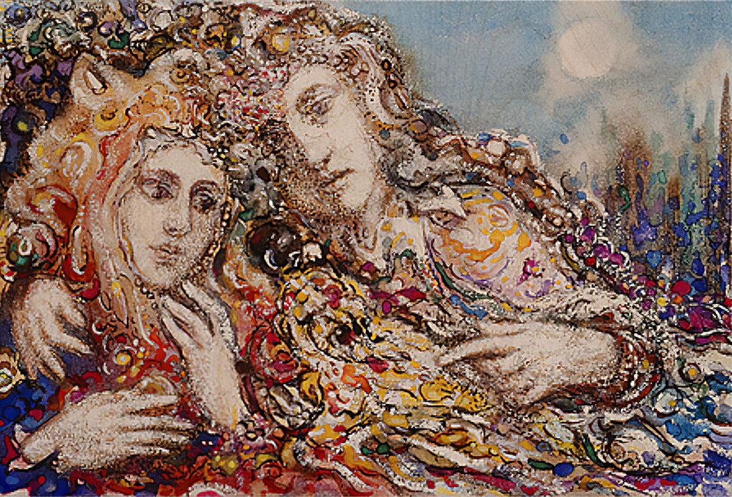 Tristan and Isolde - Limited Edition Wood Reveal Print